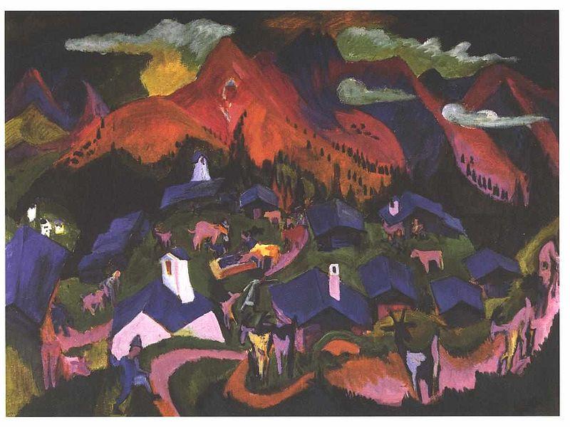 Ernst Ludwig Kirchner Return of the animals Sweden oil painting art